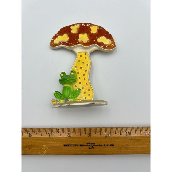 Vintage Earring holder Toadstool Mushroom Home Decor - Picture 5 of 7